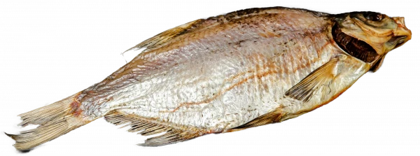 Лящ з ікрою в'ялений без луски